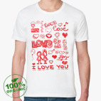 Мужская футболка органик