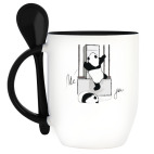 Кружка с ложкой