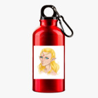 Металлическая бутылка 400 мл UV-DTF