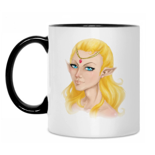 Кружка с принтом Эльф