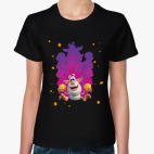 Классическая женская футболка Скользящий Буба