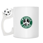 Кружка с футбольным мячиком