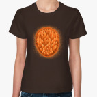 Классическая женская футболка тепло