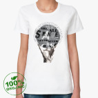 Женская футболка органик