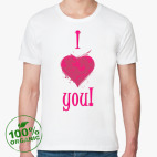 Мужская футболка органик