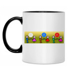 Кружка двухцветная