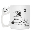 Кружка с футбольным мячиком