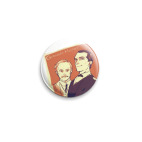 Значок 25 мм Sherlock Holmes Granada