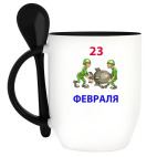 Кружка с ложкой