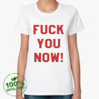 Женская футболка органик