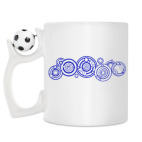 Кружка с футбольным мячиком