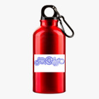 Металлическая бутылка 400 мл UV-DTF