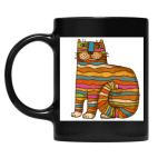 Кружка цветная UV-DTF