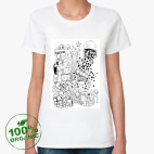 Женская футболка органик