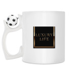 Кружка с футбольным мячиком