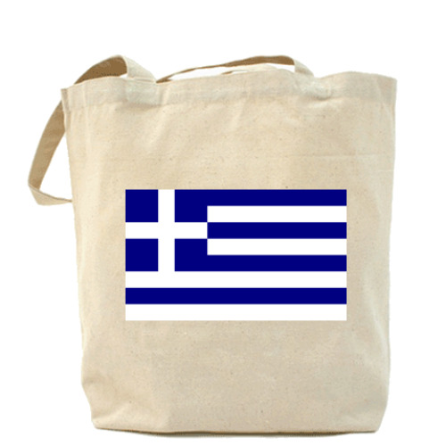 Сумка шоппер с принтом  Греция