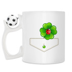 Кружка с футбольным мячиком
