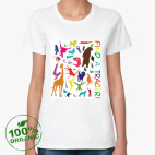 Женская футболка органик