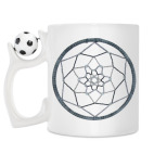 Кружка с футбольным мячиком