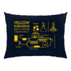 Подушка 47x35 см с цветной обратной стороной Yellow Submarine