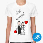 Женская спортивная футболка