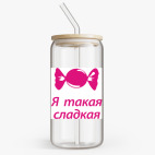 Банка с бамбуковой крышкой