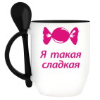 Кружка с ложкой