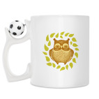 Кружка с футбольным мячиком