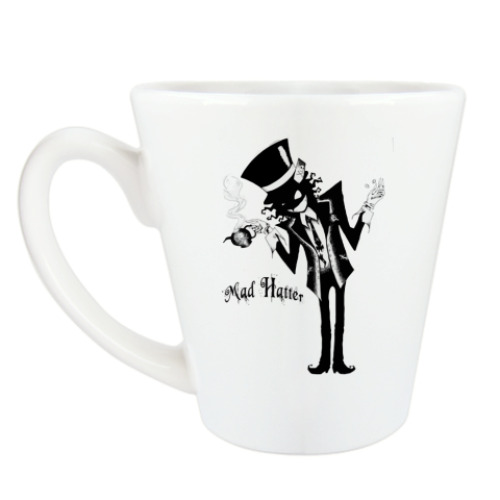 Чашка Латте с принтом Шляпник