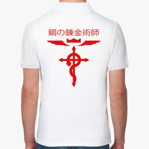 Рубашка поло с принтом Аниме