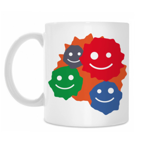 Кружка с принтом Кляксы