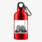 Металлическая бутылка 400 мл UV-DTF