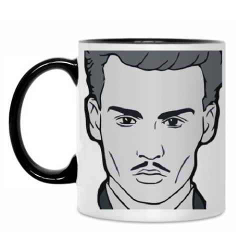 Кружка с принтом Джони Д