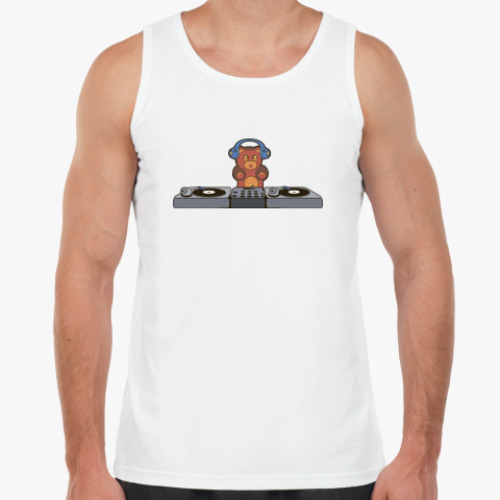 Майка с принтом Music /   Bear Dj