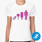 Женская спортивная футболка