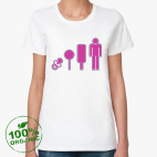 Женская футболка органик