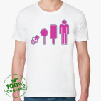 Мужская футболка органик