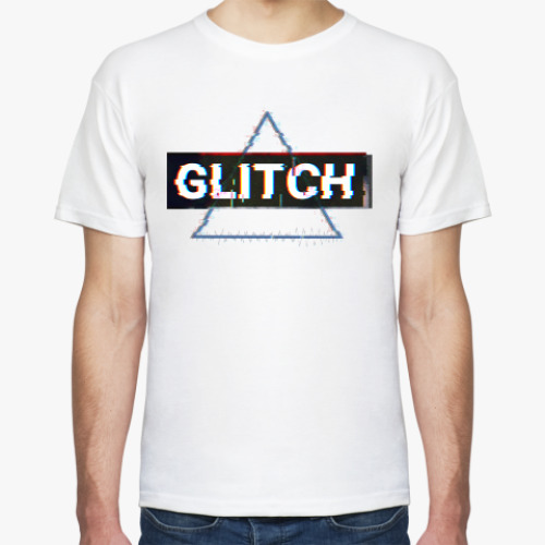 Футболка с принтом Glitch Effect