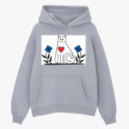 Толстовка худи оверсайз