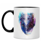 Кружка двухцветная