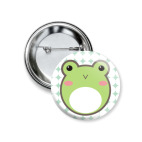 Значок 37 мм  'Kaeru-chan'