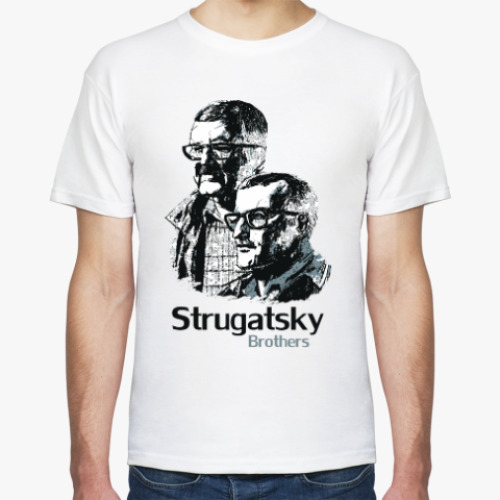 Футболка с принтом Братья Стругацкие