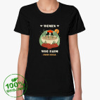 Женская футболка органик