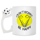 Кружка с футбольным мячиком