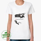 Женская футболка органик