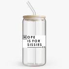 Банка с бамбуковой крышкой