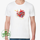 Мужская футболка органик