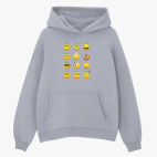 Толстовка худи оверсайз