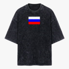 Футболка оверсайз вареная (вышивка)