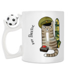 Кружка с футбольным мячиком